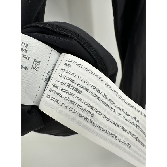 Abercrombie Womens Black Long Sleeve Fitted Shirt Size Medium NWT Basic Minimal - Picture 4 of 6